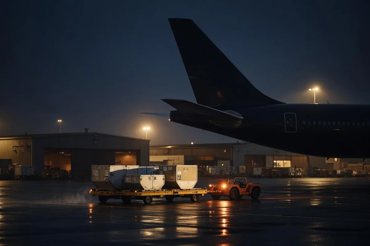 Facilitate cargo aeroportuară noaptea — transport aerian din Regatul Unit